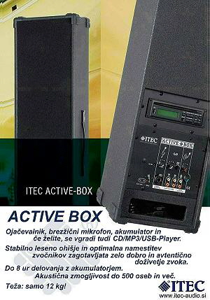 ITEC ACTIV BOX HEADER SLO 300 X ITEC ACTIV BOX HEADER SLO 300 X