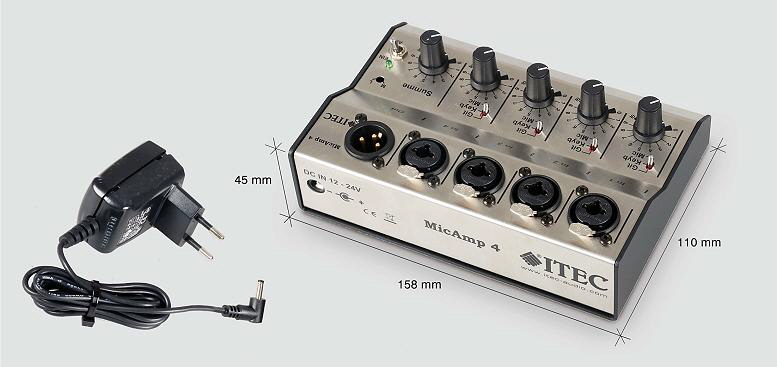 ITEC MIC AMP 4   MERE   777 X